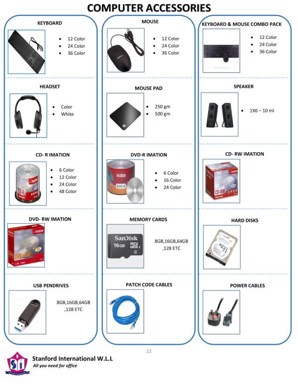 Pendrive, Hardisk and Computer Accesories Shop near Westbay Qatar