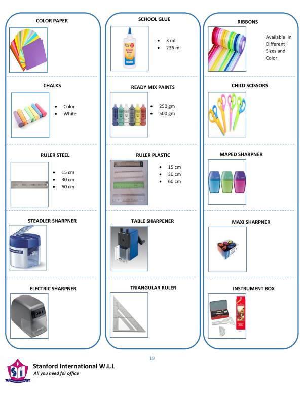 School stationery Shop in Rayyan Qatar