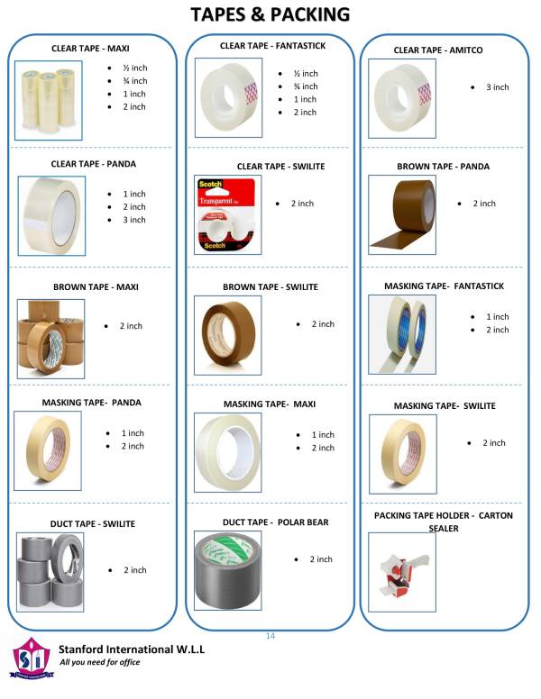 Packing Tape Shop in Qatar